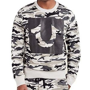 True Religion Pullover Camo Sweatshirt XXL